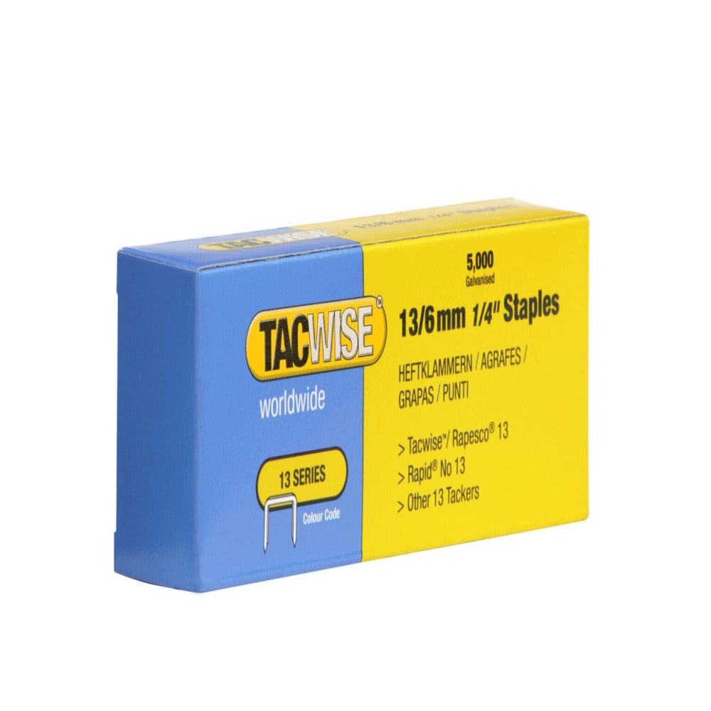 Type 13 Staples Box of 5000 Tacwise