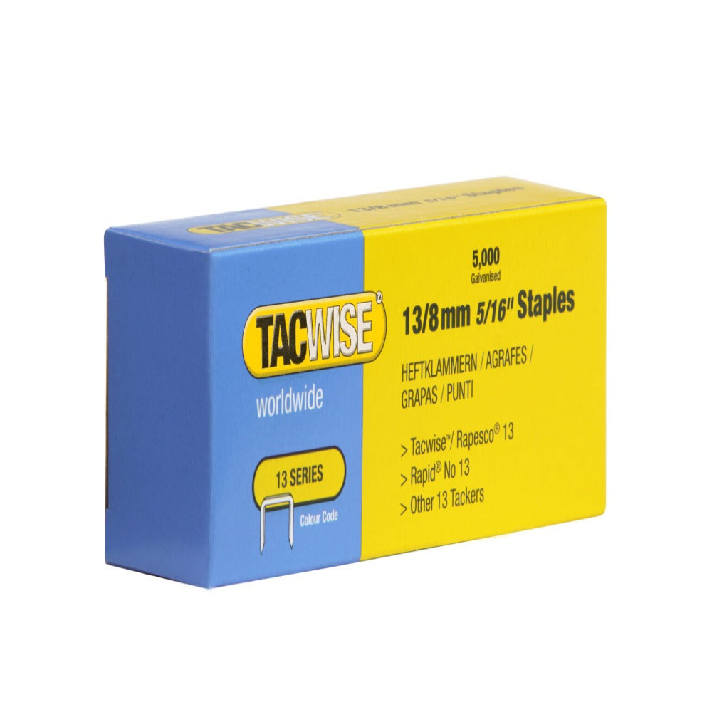 Type 13 Staples Box of 5000 Tacwise