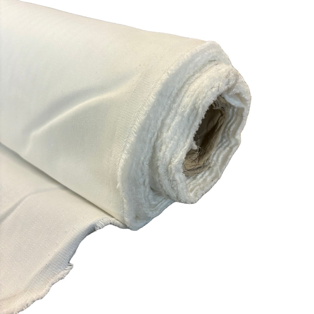100% Cotton NON FR White Herringbone Ticking 160cm Wide