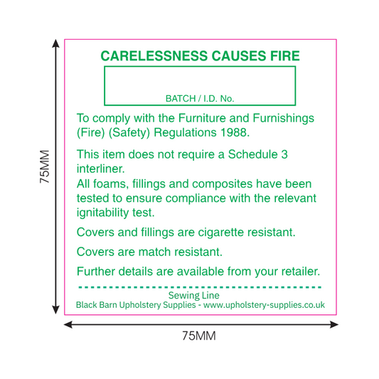 GREEN SELF-ADHESIVE labels All F/R