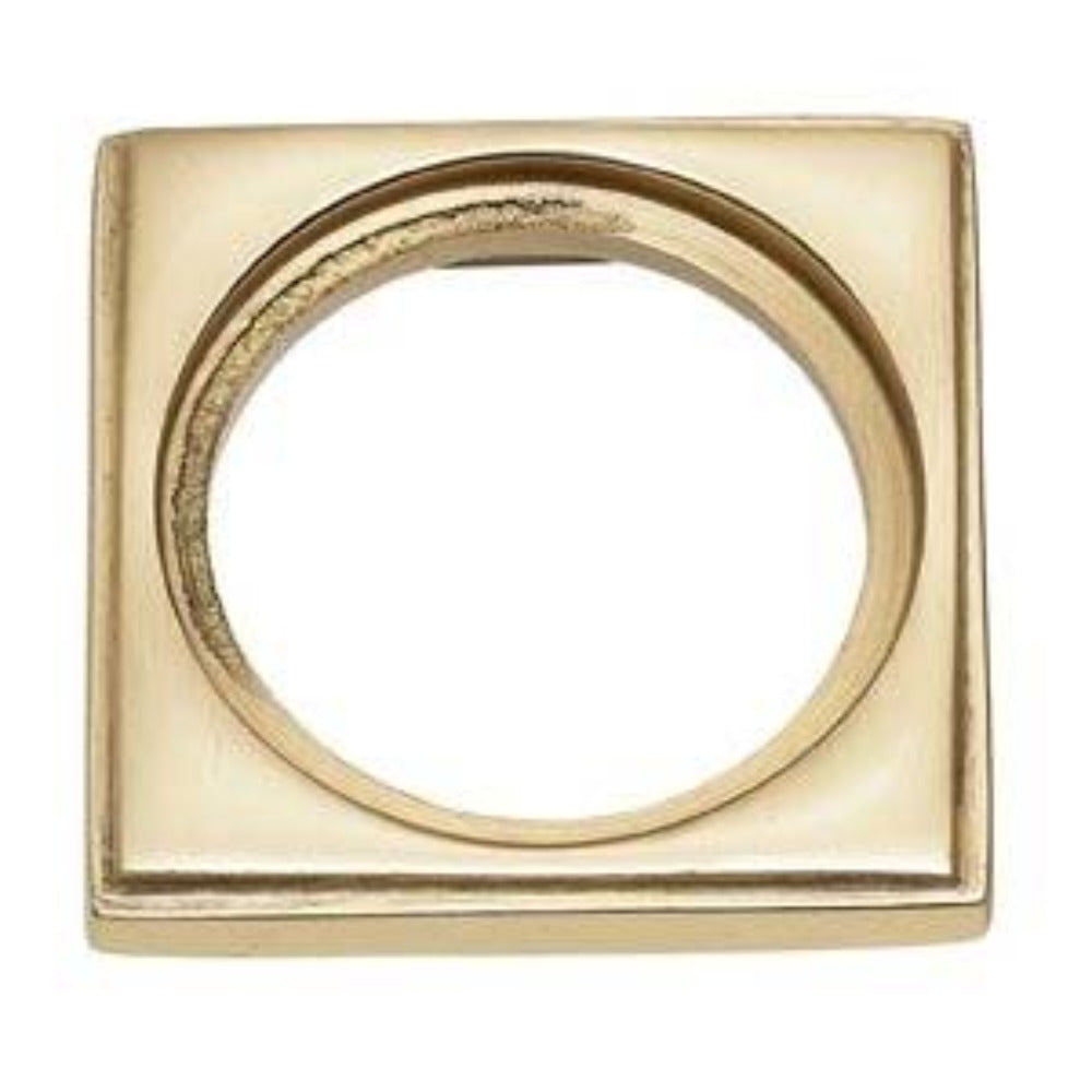 Brass Rims/Embellishers for Solid Brass Castors (Square or Round)