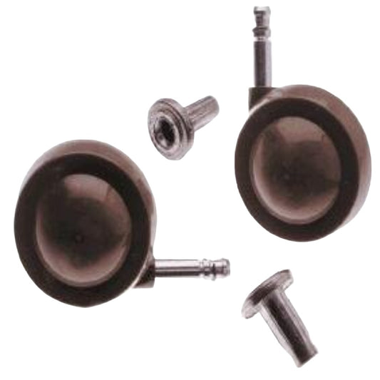 Pair of Beige Orbital Shepherd 50mm Castors (46) - Black Barn Upholstery Supplies