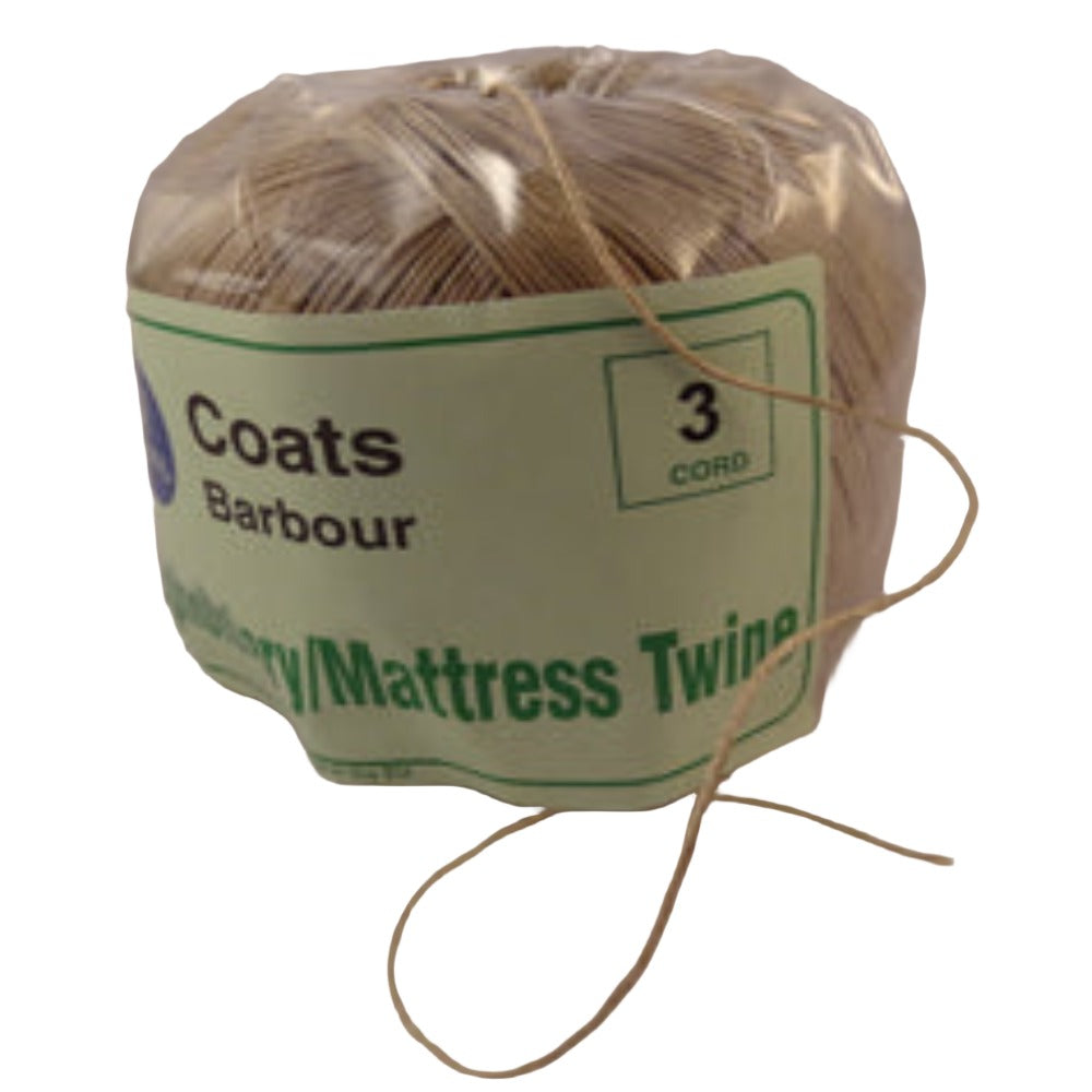 Linen Upholstery/Mattress Twine No 3, 4 and 6 - Black Barn Upholstery Supplies