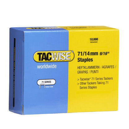 Tacwise 71 Series Staples 20,000 Box - Black Barn Upholstery Supplies